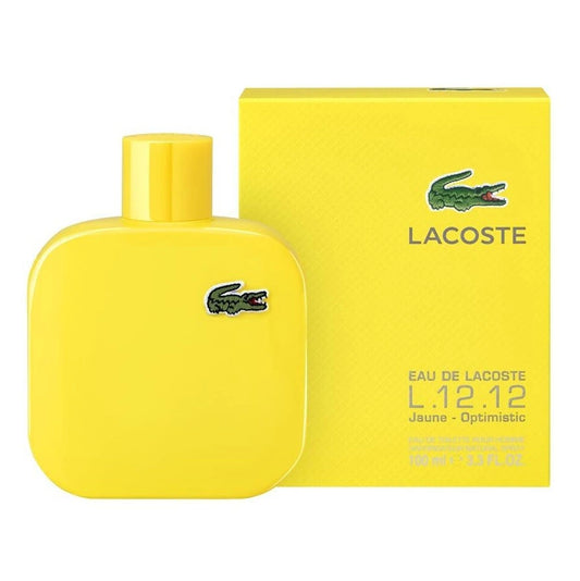 EAU DE LACOSTE L.12.12 yellow jaune edt - morgan-perfume