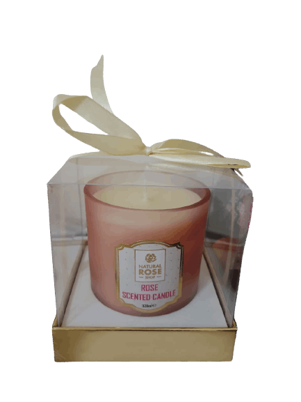 NATURAOL ROSE SHOP rose scented candle